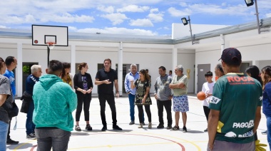 En retirada, Garro inauguró el Centro de Integración Comunitaria de El Rincón