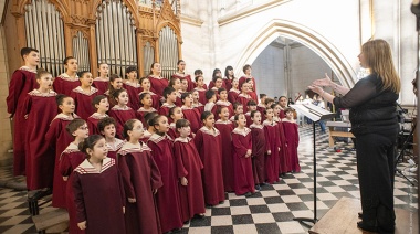 Concierto navideño del coro de niños del Teatro Argentino en la Catedral de La Plata