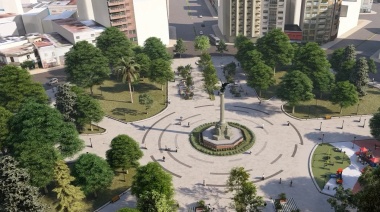 Julio Alak presenta el proyecto de remodelación de Plaza Italia