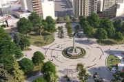 Julio Alak presenta el proyecto de remodelación de Plaza Italia